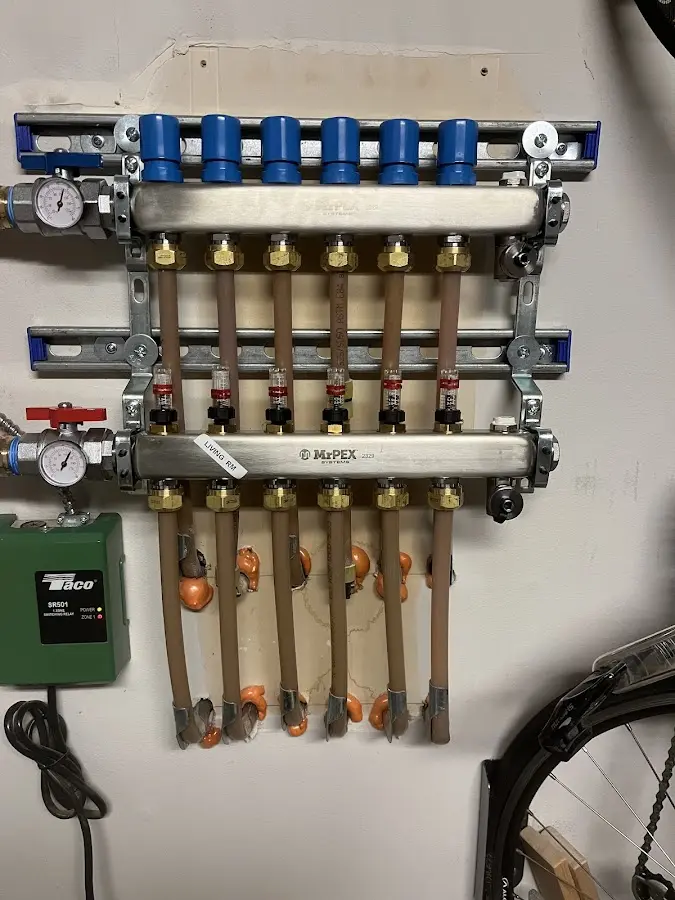 Plumber performing Leak Detection at a residential property in Apple Valley